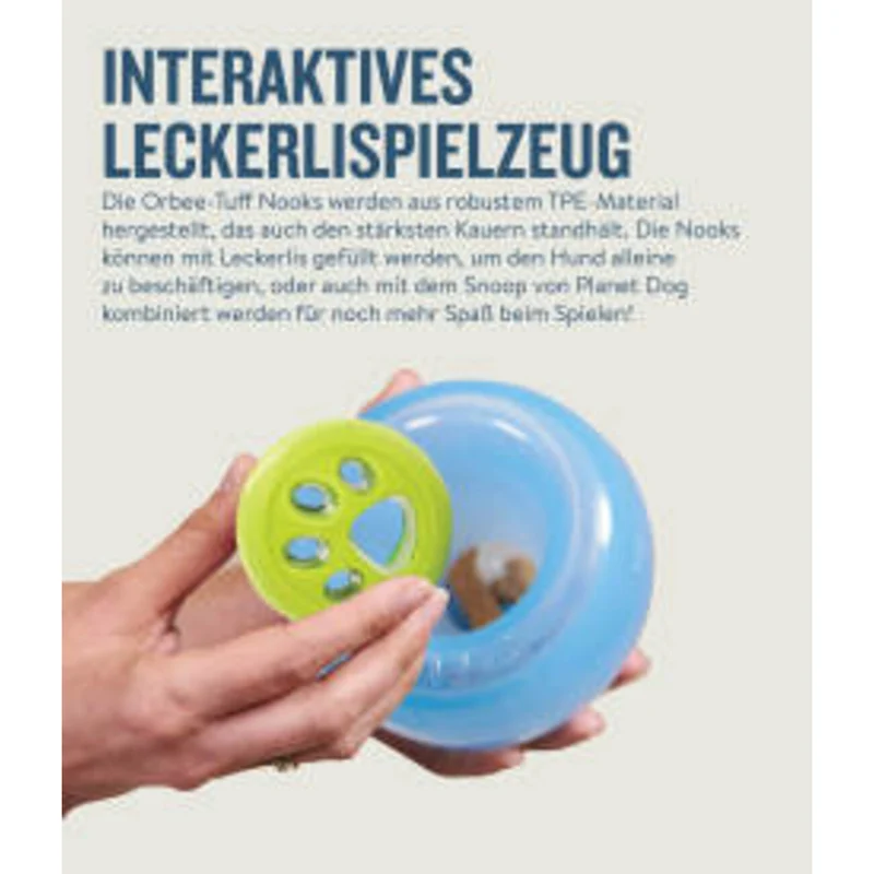 Orbee-Tuff Snoop Ø ca. 12,5 cm Interaktives Snackspielzeug