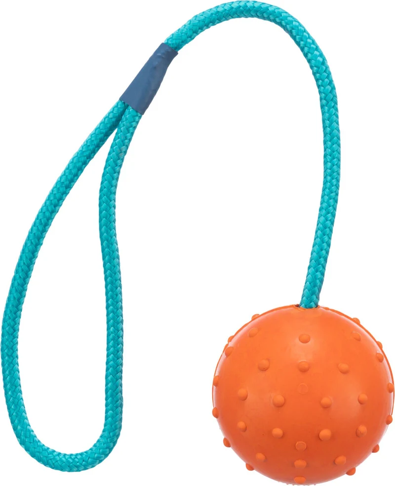 Ball am Seil, Naturgummi