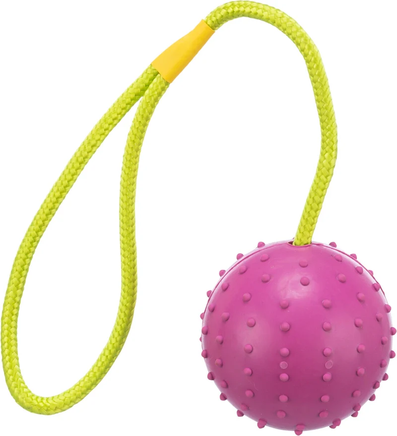 Ball am Seil, Naturgummi