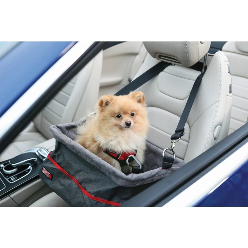 KONG Secure Booster Seat – Hunde Autositz für kleine Hunde bis 12 kg | 40x30x20 cm