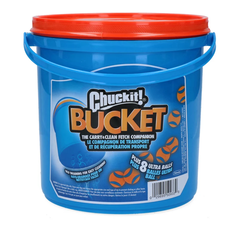 Chuckit! Bucket incl. 8 Bälle Größe M