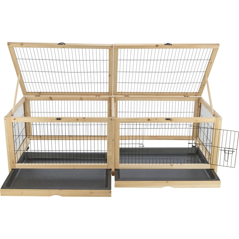 Kleintier Indoor Gehege aus Holz