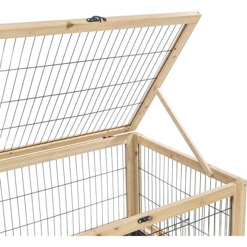 Kleintier Indoor Gehege aus Holz