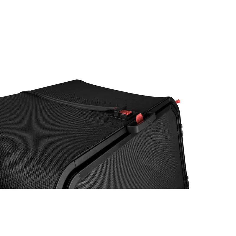 1one1 Hundetransportbox Origami – klappbar per Knopfdruck, Aluminium, S–XL