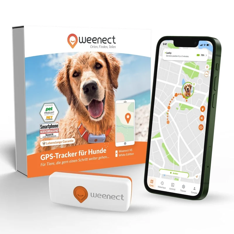 XS GPS Tracker für Hunde mit Lebenslanger Garantie