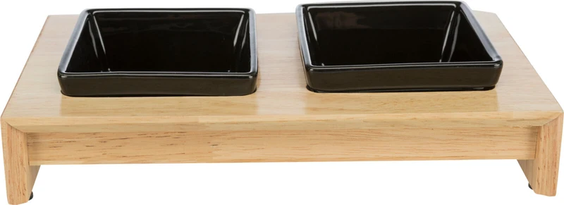 Napf-Set, Keramik/Holz
