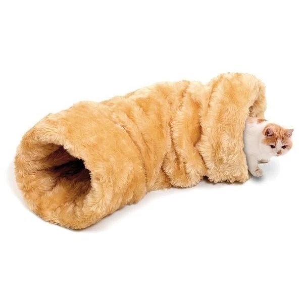 Plüsch Rascheltunnel für Katzen