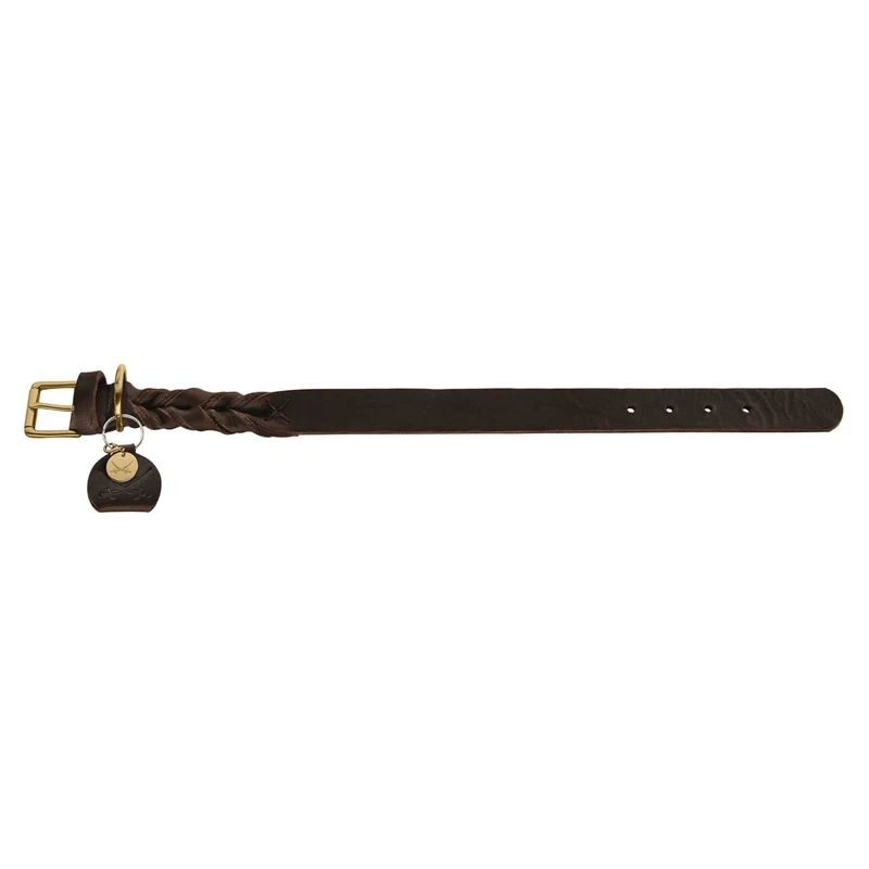 Leder Halsband Sansibar Solid