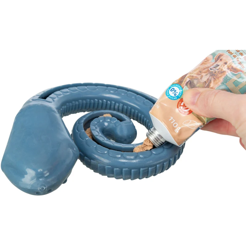 Snack-Snake eingerollt
