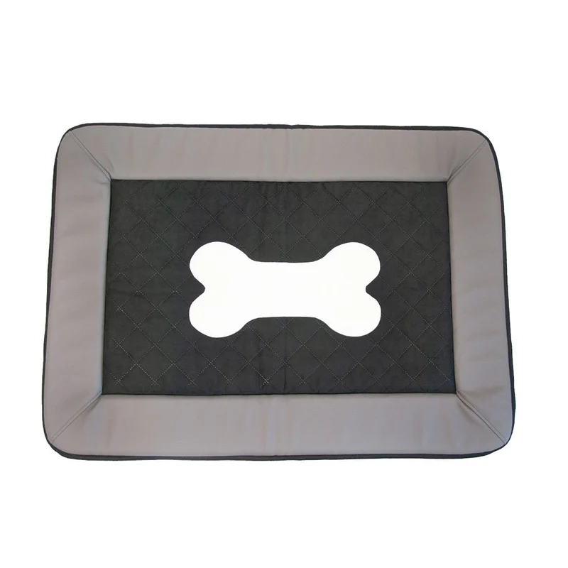 Hundematte mit Knochen-Motiv