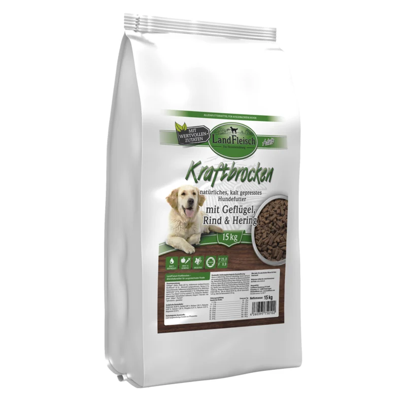 Landfleisch Dog Natur Hundefutter kaltgepresst