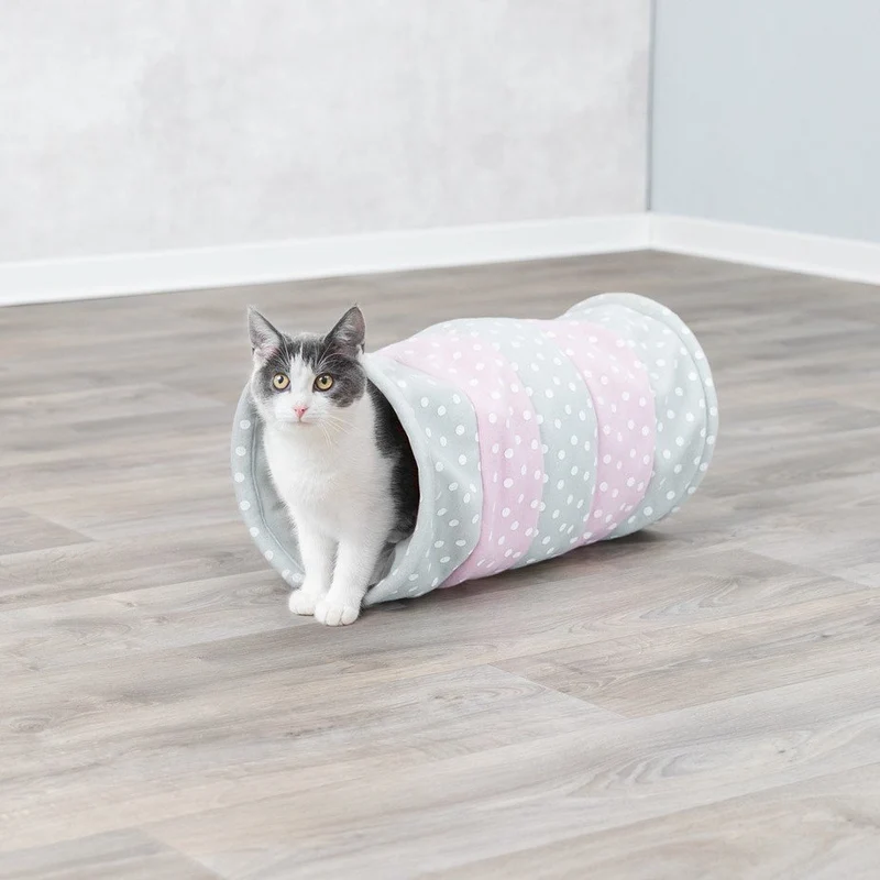 Spieltunnel für Katzen Fleece