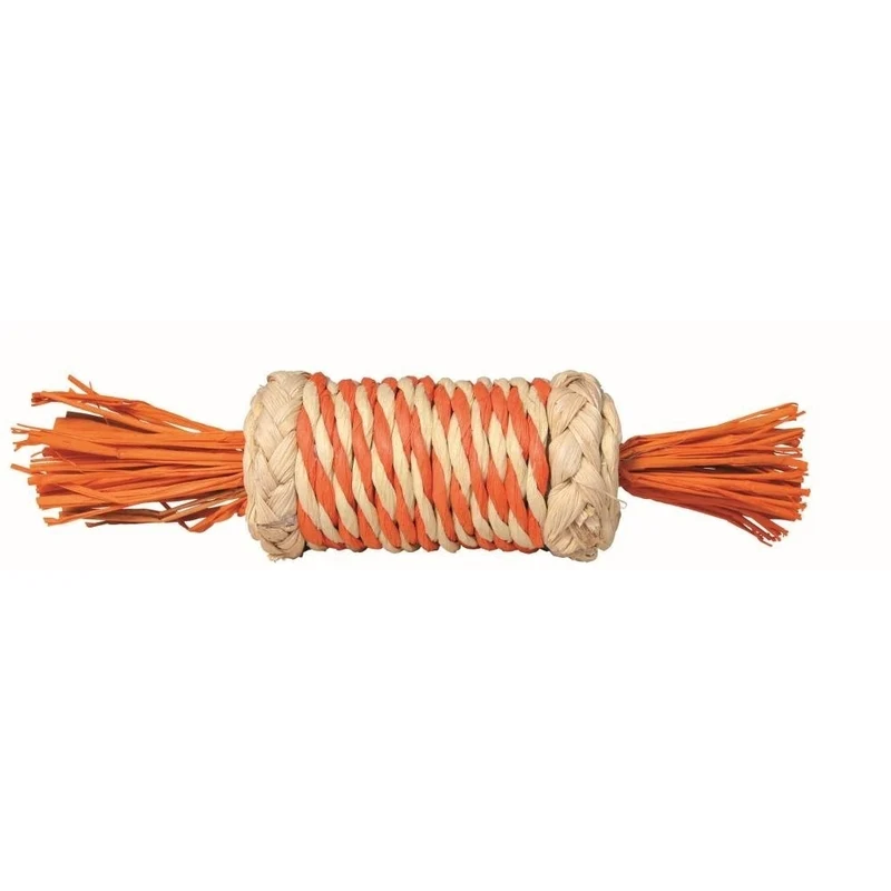 Stroh-Rolle für Kaninchen und Meerschweinchen