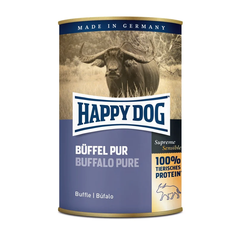 Happy Dog Nassfutter Dosen Büffel Pur