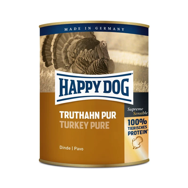 Happy Dog Nassfutter Dosen Truthahn Pur