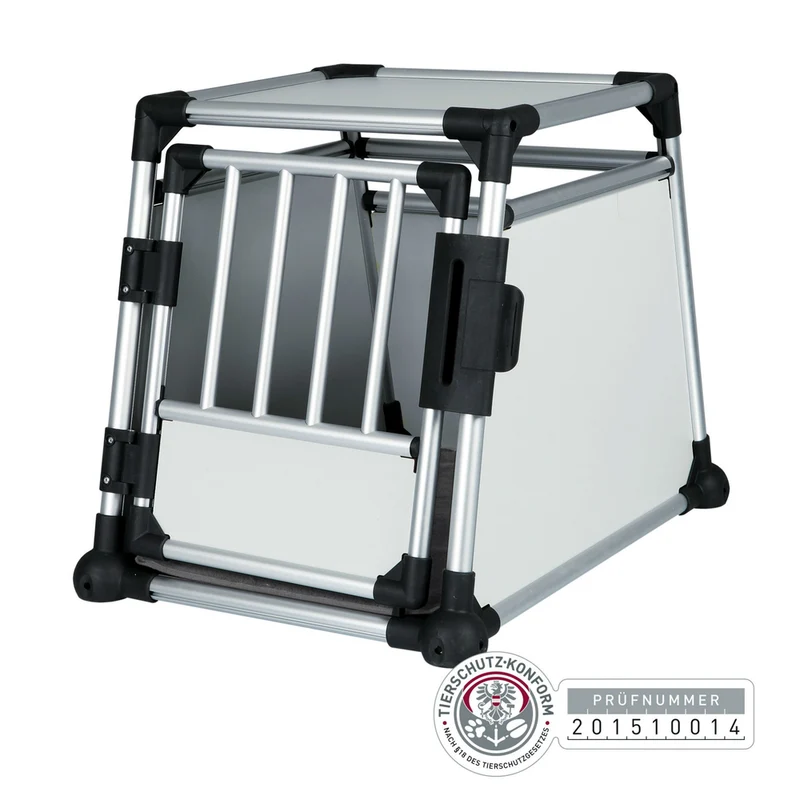 Hunde Transportbox Aluminium, Autobox Alu