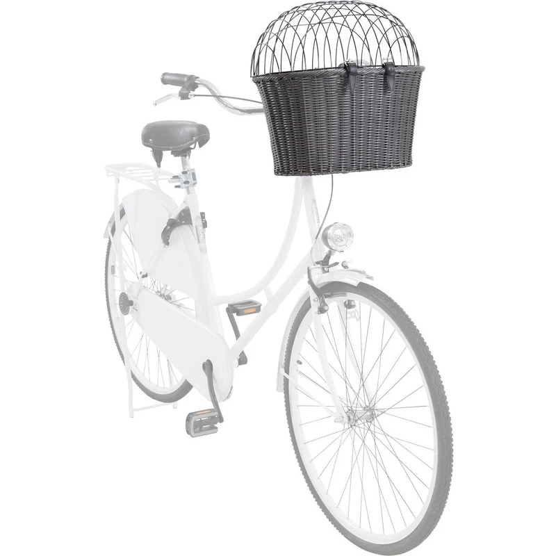 Front Fahrradkorb für Hunde und Katzen mit Gitter