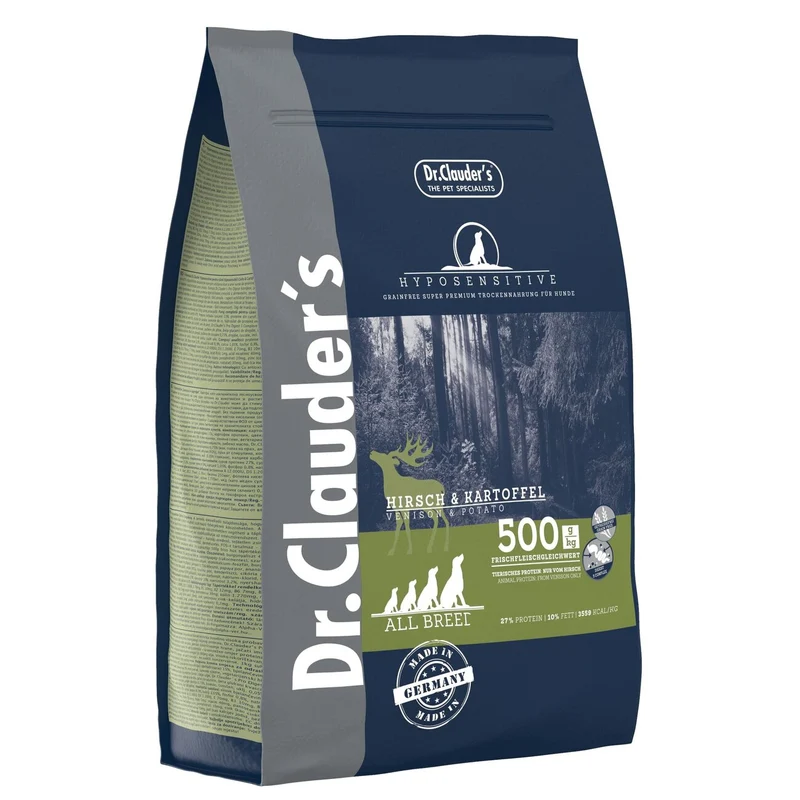 Hundefutter Hyposensitive Hirsch und Kartoffel