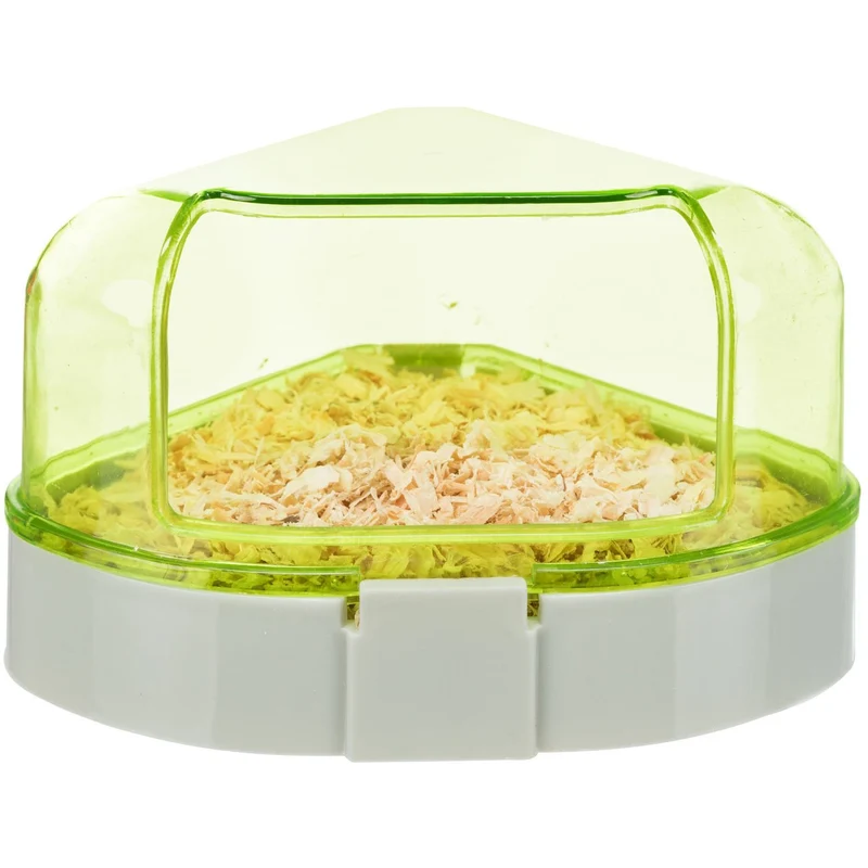 Hamstertoilette Ecktoilette mit Dach