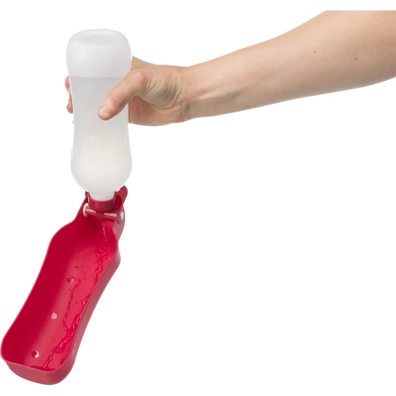 Wasserflasche mit Trinknapf für Hunde