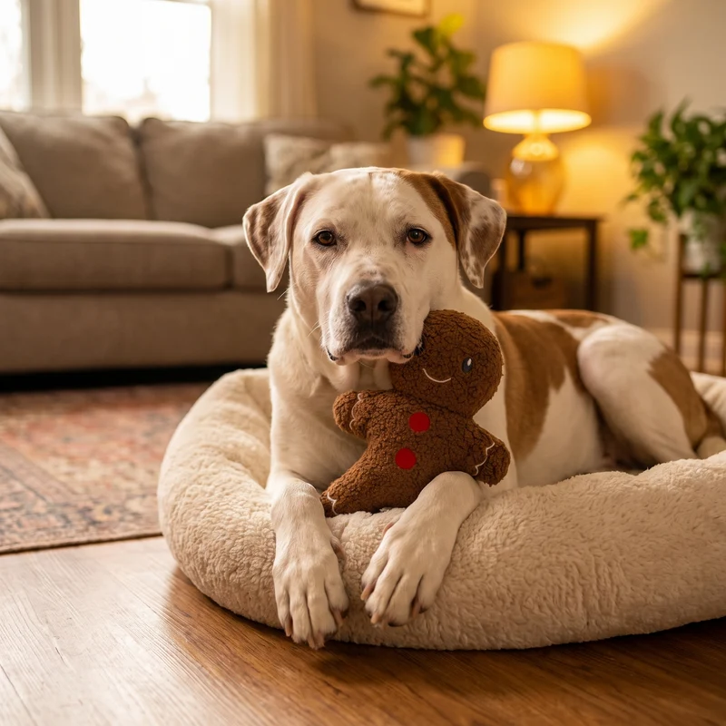Hundespielzeug Leo Lebkuchenmann