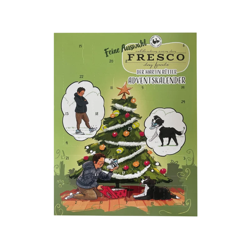 Bundle: Adventskalender "Geflügel" & Hundespielzeug Leo Lebkuchenmann