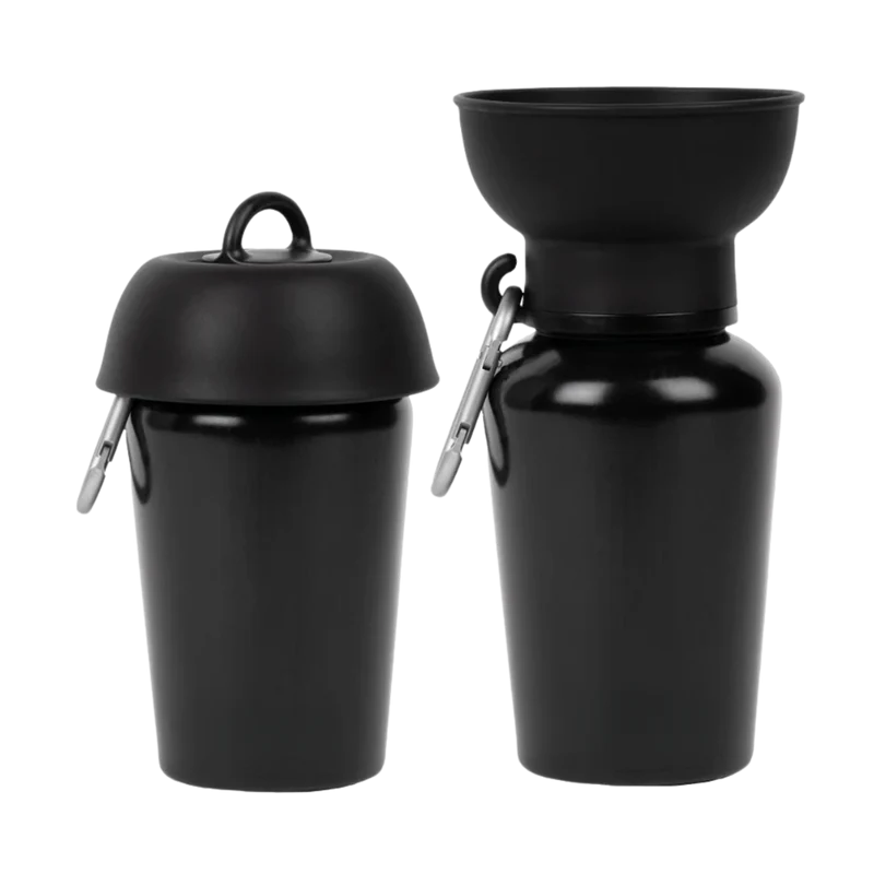Reise Wasserflasche mit Napf