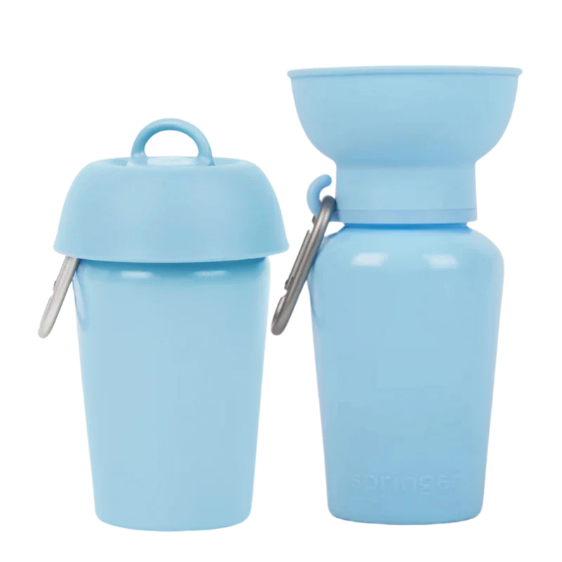 Reise Wasserflasche mit Napf