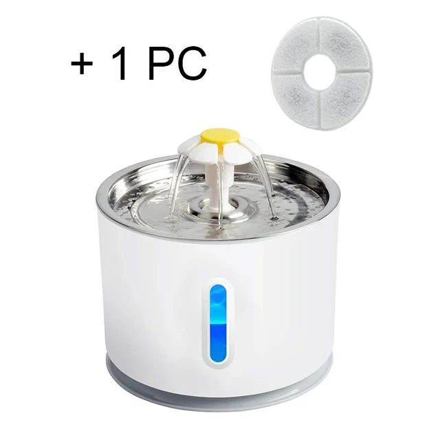 LED Pet Water Dispenser Cat Water Fountain Automatic Active Carbon Filter Electric Dog Cat Drink Bowls Fresh Water Cat Supplies