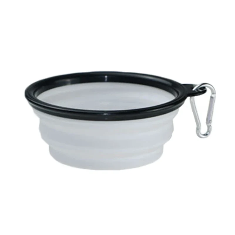 Pet Dog 2 in 1 Bottle Pet Feeder Dog Water Bottle Collapsible Folding Bowl Travel Outdoor Food Water Storage For Cat Dog Bowl