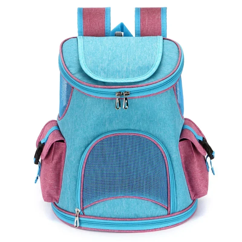 Breathable Dog Carrier Bag Portable Pet Outdoor Travel Backpack Reflective Carrier Bags for Cats French Bulldog Dog Accessories