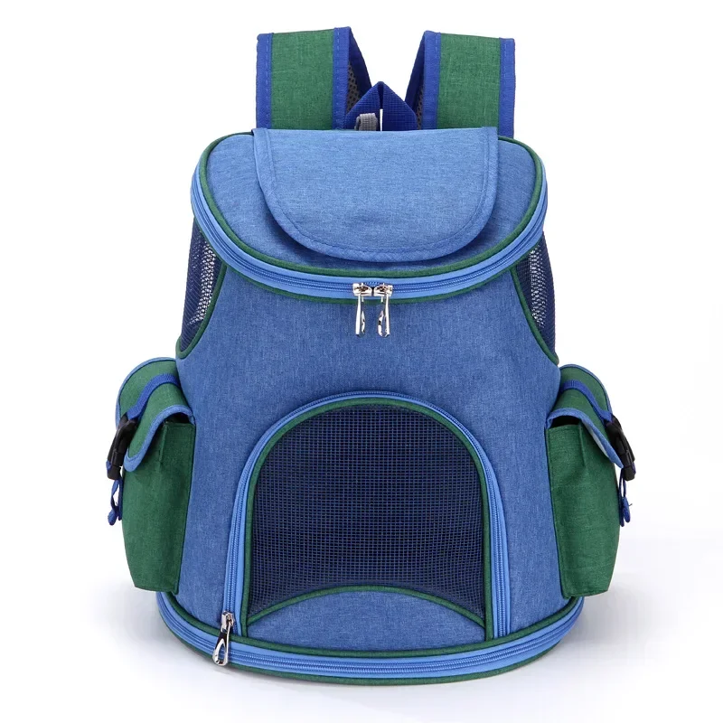 Breathable Dog Carrier Bag Portable Pet Outdoor Travel Backpack Reflective Carrier Bags for Cats French Bulldog Dog Accessories