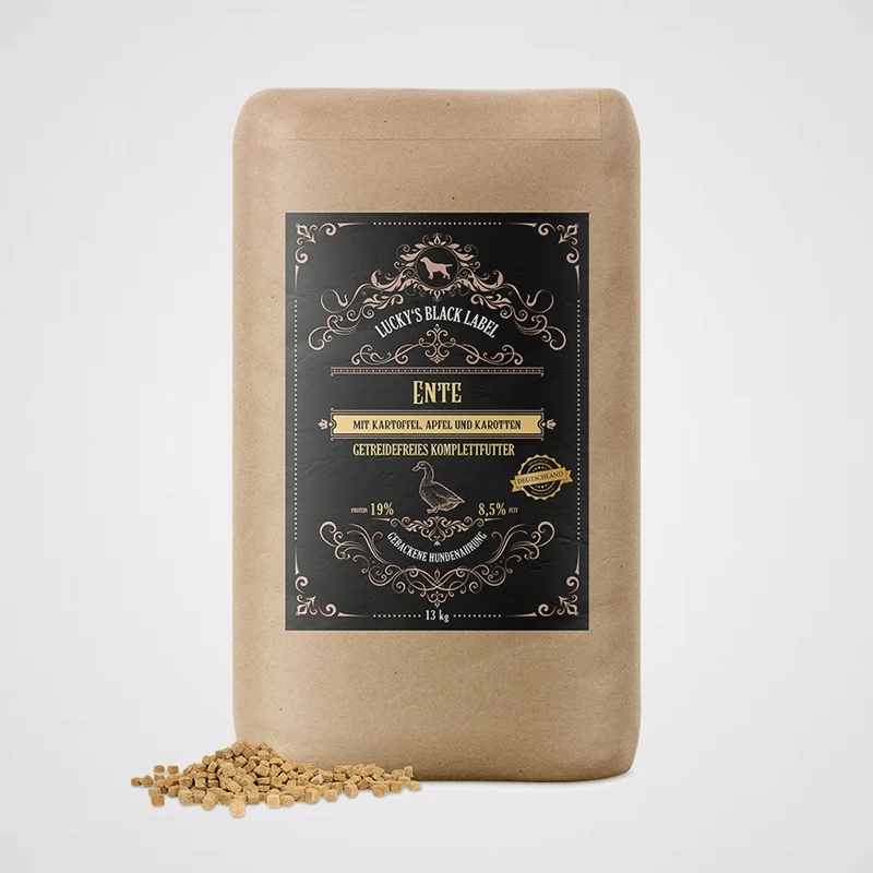 BLACK LABEL - Ente | getreidefreies Premiumtrockenfutter, ofengebacken