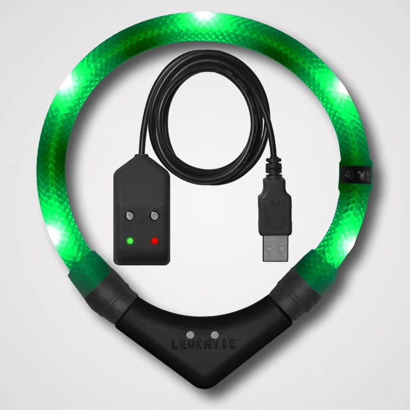 LEUCHTIE - Premium Easy Charge | aufladbares Leuchthalsband (B-WARE)