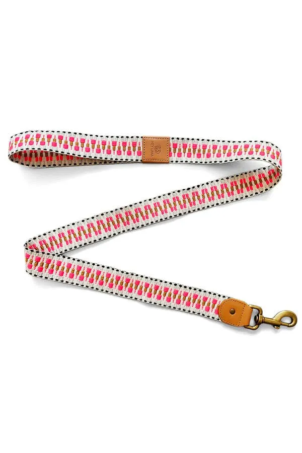 Premium Hundeleine – City-Leine 1,20 m – Pink/Beige