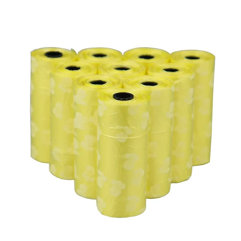 Pet Supplies Dog Poop Bags for Waste Refuse Cleanup 10-50Roll(15 Bag/ Roll)Puppy Cat Pooper Scooper Bag Rolls Outdoor Clean