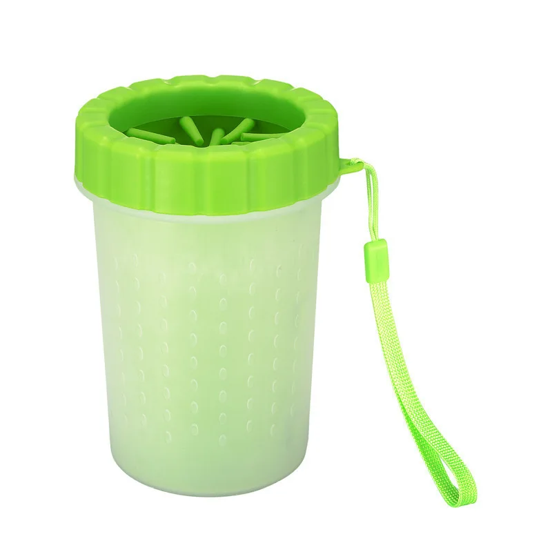 Pet Foot Washing Cup Dog Bath Magic Pet Beauty Cleaning Wipe free Automatic Foot Portable Cat Dirty Paw Cleaning Wash Brush Cup