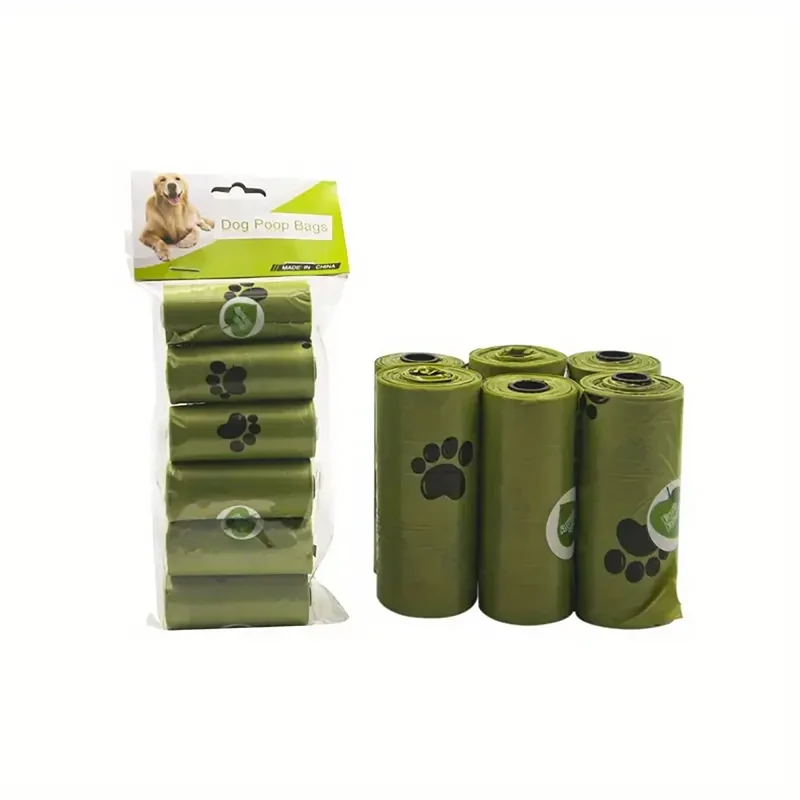 Dog Poop Bags Environmentally Friendly Poop Bags Leak-Proof Dog Waste Bags For Pet Outdoor Supplies biodegradable environmentall