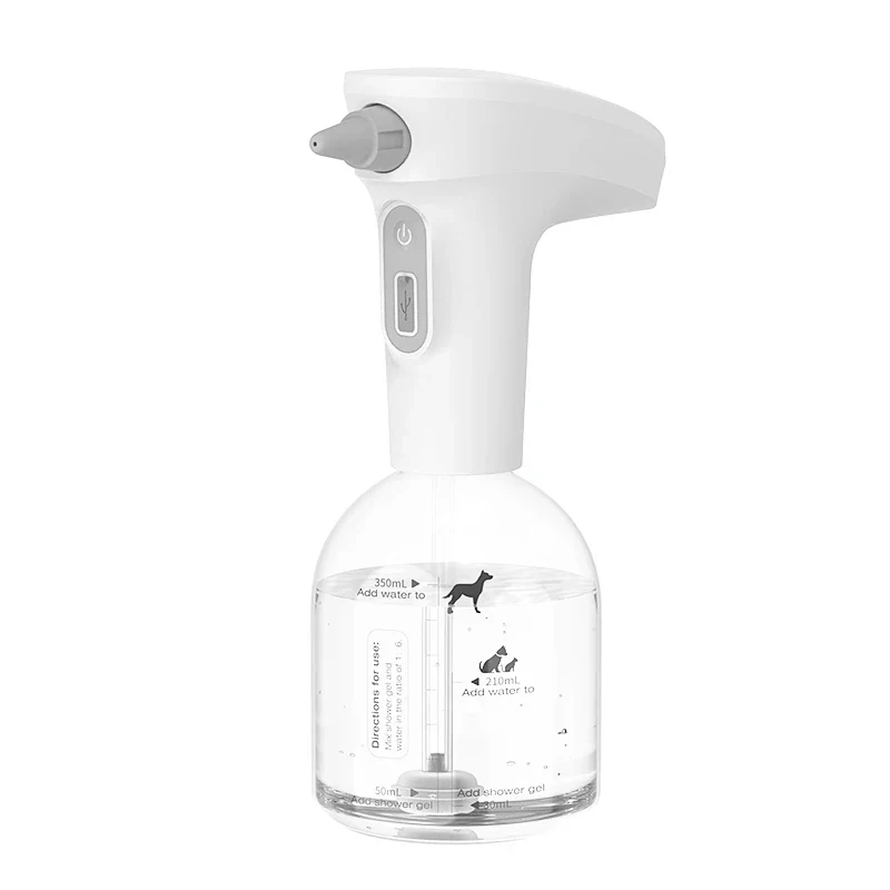 ROJECO Automatic Soap Dispenser For Cat Pet Smart Bathroom Liquid Soap And Shampoo Making Foam Dispender Dog Shower Accessories