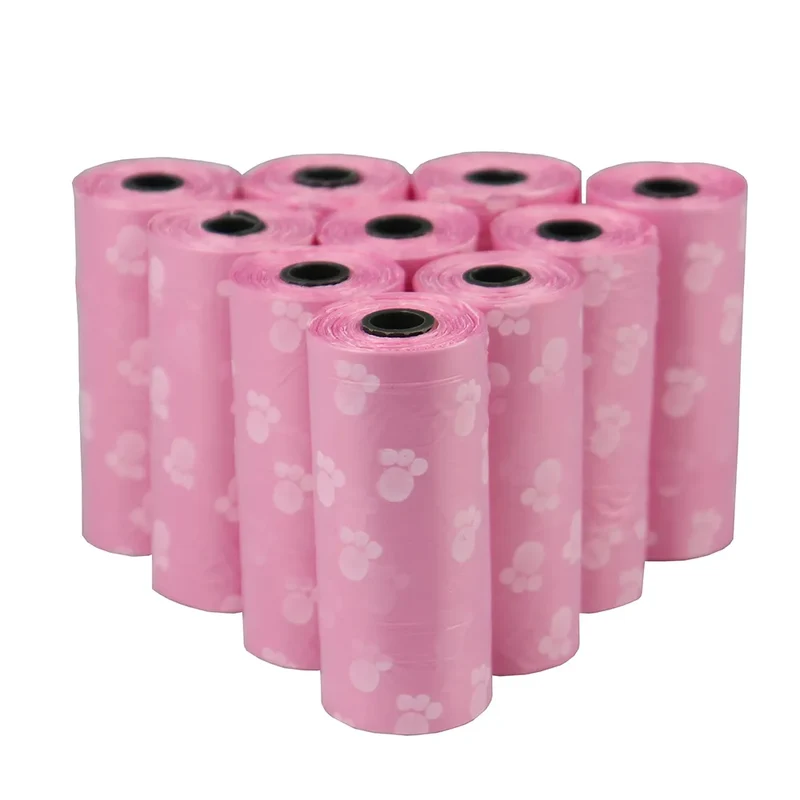 Pet Supplies Dog Poop Bags for Waste Refuse Cleanup 10-50Roll(15 Bag/ Roll)Puppy Cat Pooper Scooper Bag Rolls Outdoor Clean