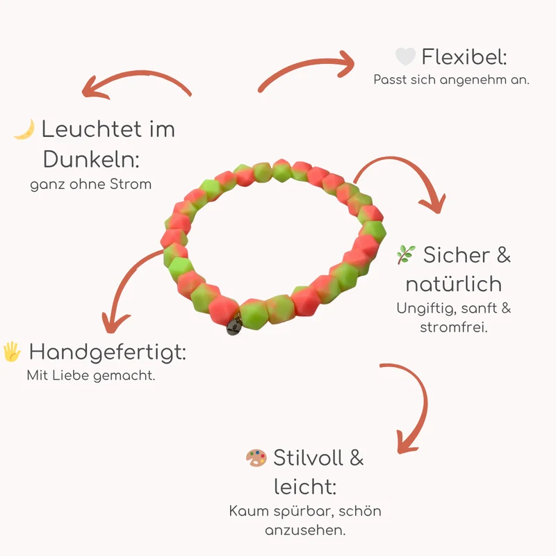 „Watermelon“ Leuchtkette – Stilvoll sichtbar bei jedem Spaziergang