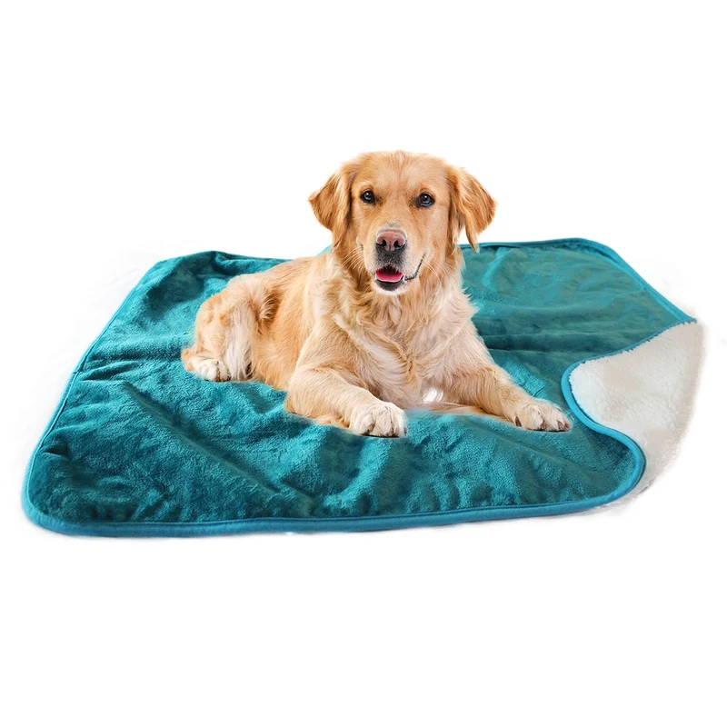 Bucephalus Waterproof Dog Blankets, Reversible Soft Pet Blankets Washable for Couch Protection, Pee Proof Blankets for Dog,Cat