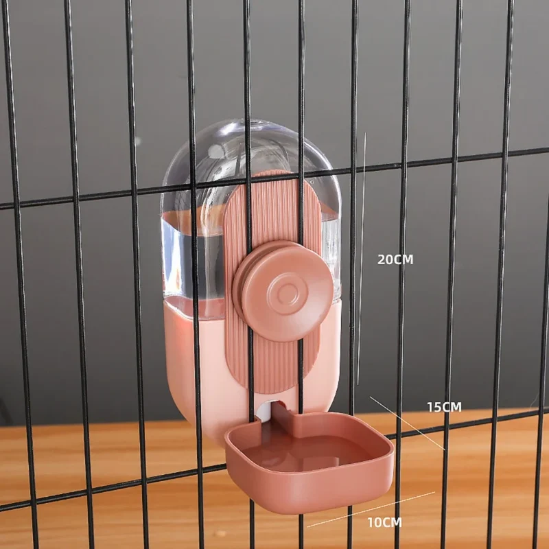 Pet Dogs Cage Hanging Feeder 29/27oz Automatic Water Fountain Food Container Dispenser for Puppy Cats Rabbit Pet Feeding Product