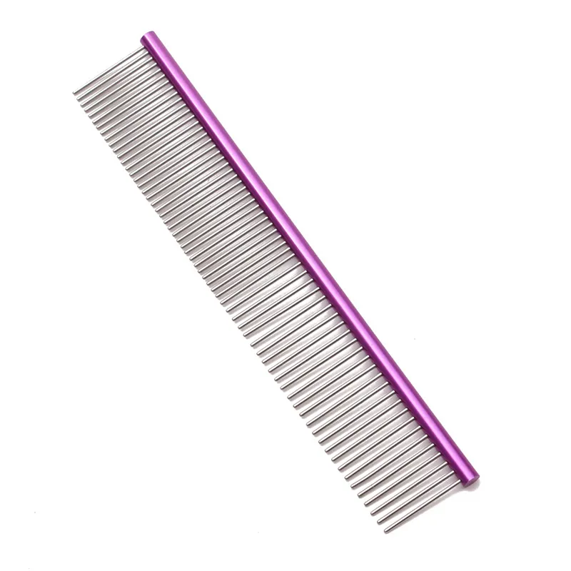 Puppy Grooming Comb Groomer For Dog Aluminum Groomer Pets Combs Hairbrush Cat Dog Grooming Combs Dog Hair Care C6704