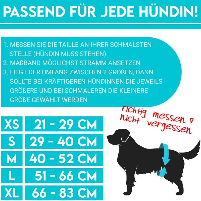 HUND IST KÖNIG 3x Saugstarke Hundewindeln Hündin (Waldtiere)