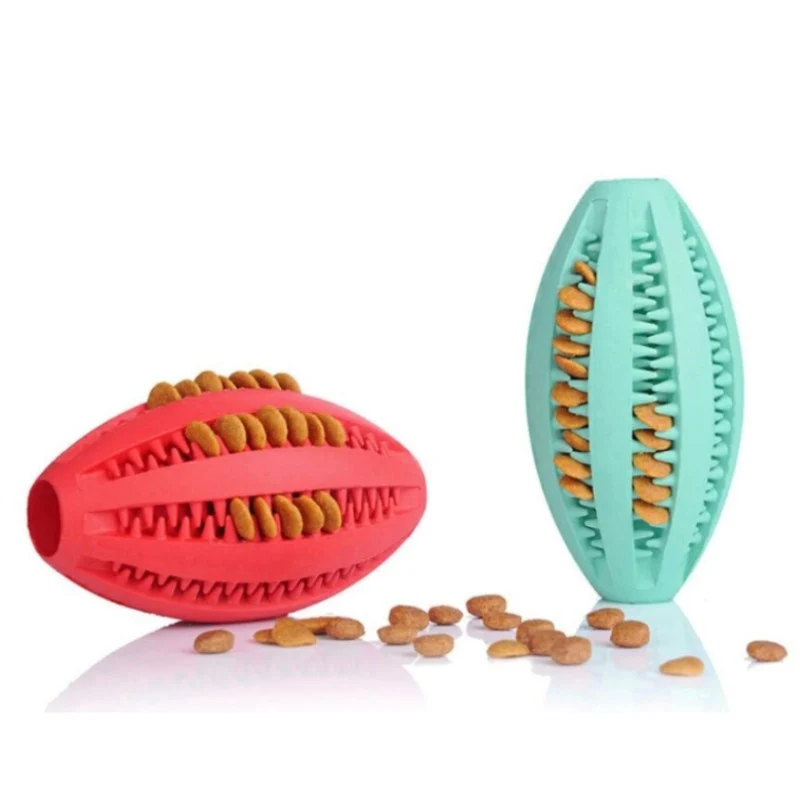 Dog Toy Ball of Food Funny Interactive Elasticity Ball