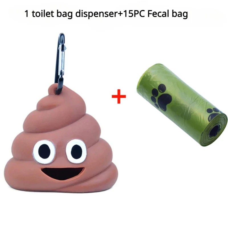 Pet Fecal Bag Dispenser Cat Dog Outdoor Garbage Pocket Hanging Buckle Portable Dung Bags Storage Box Pets Cleaning Products