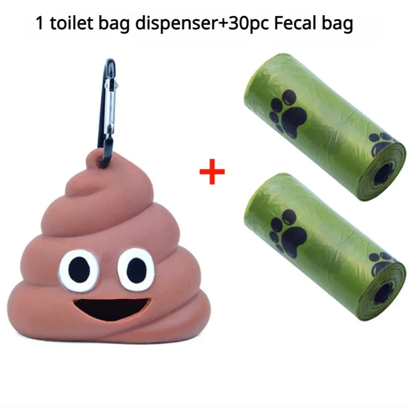 Pet Fecal Bag Dispenser Cat Dog Outdoor Garbage Pocket Hanging Buckle Portable Dung Bags Storage Box Pets Cleaning Products