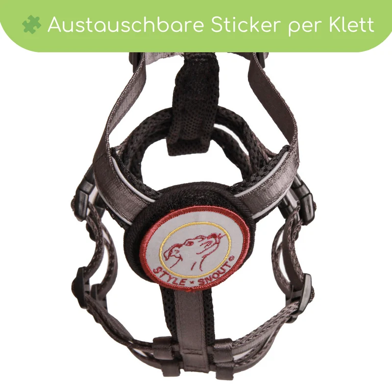 StyleSnout® Patch&Safe Sicherheitsgeschirr – ausbruchsicher & gepolstert