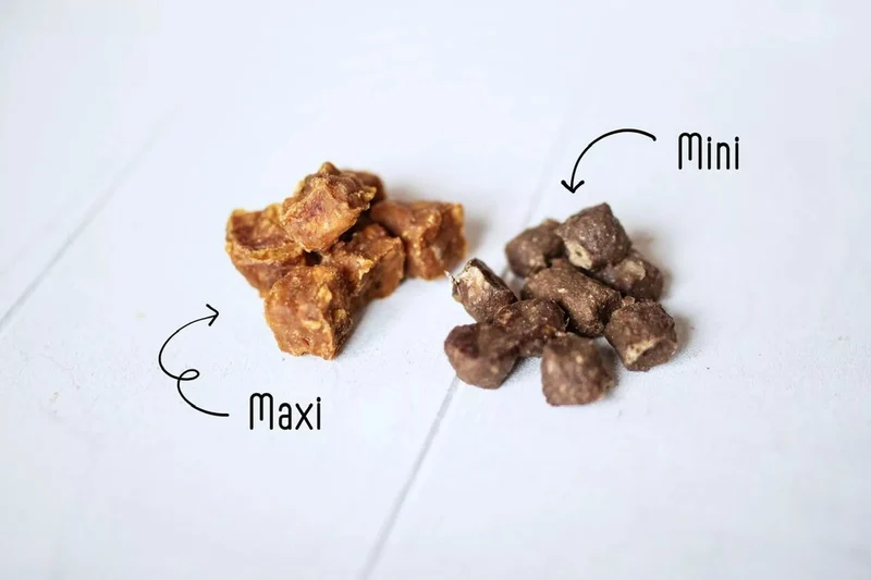 Natürliche Kaninchenwürfel für Hunde – gesunde Belohnung aus 100 % Fleisch